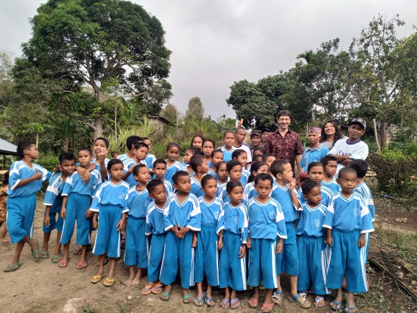 Enfants de l'école de Kampung Kandang